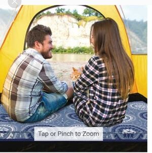 Novaform 2-Inch Memory Foam Roll Out Lounger, new